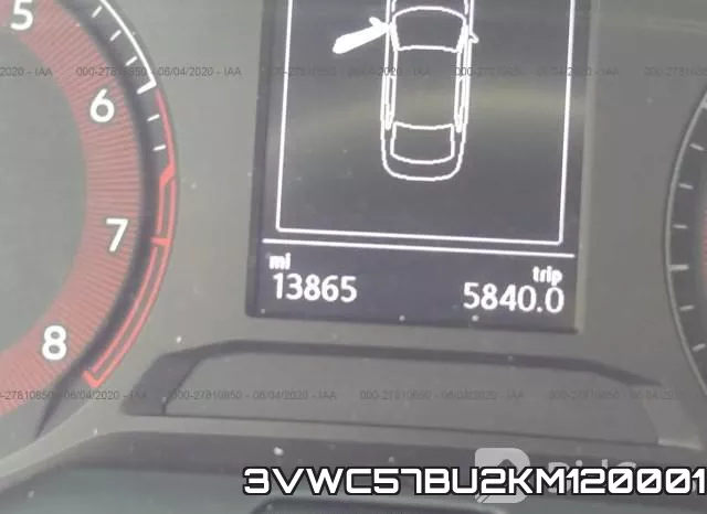 3VWC57BU2KM120001 фото 8