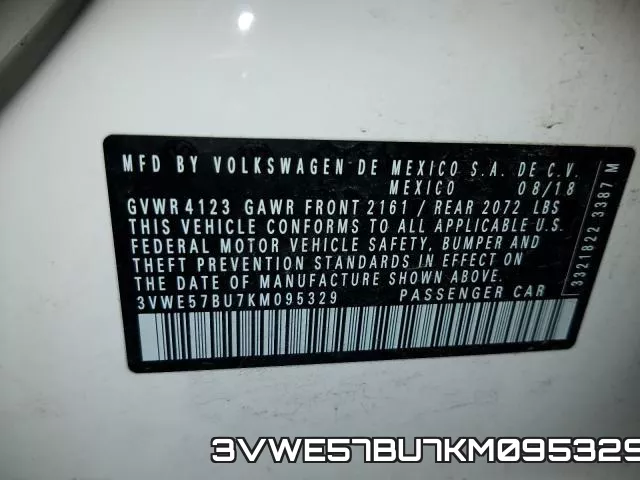 3VWE57BU7KM095329 фото 2