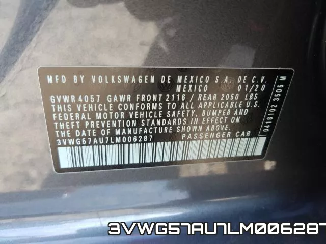 3VWG57AU7LM006287 фото 2