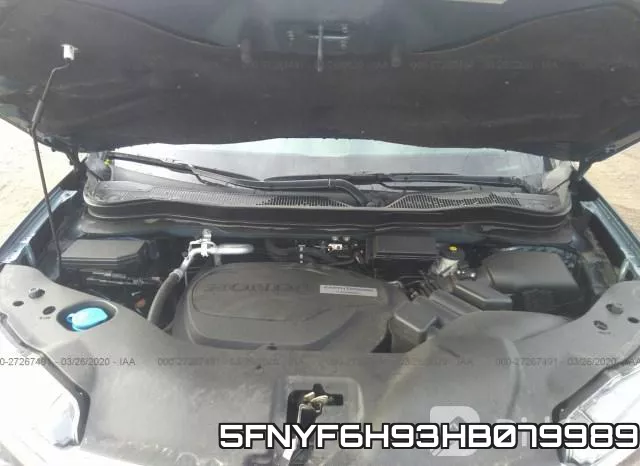 5FNYF6H93HB079989 фото 2