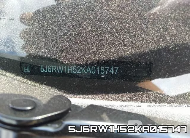 5J6RW1H52KA015747 фото 10