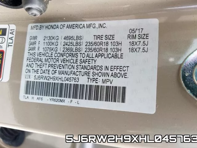 5J6RW2H9XHL045763 фото 2