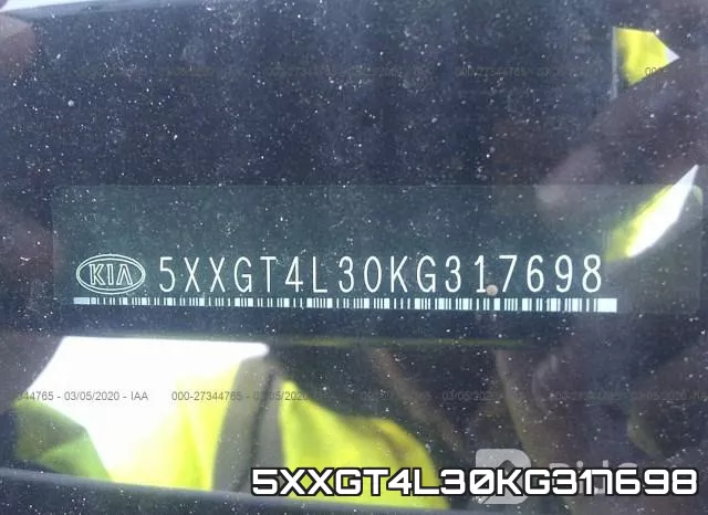 5XXGT4L30KG317698 фото 10