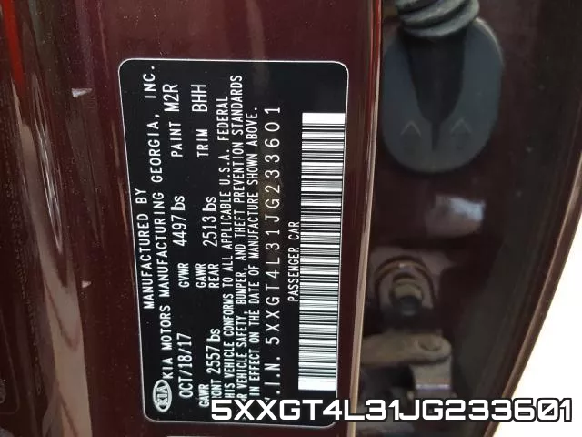 5XXGT4L31JG233601 фото 2
