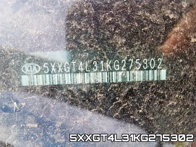 5XXGT4L31KG275302 фото 2