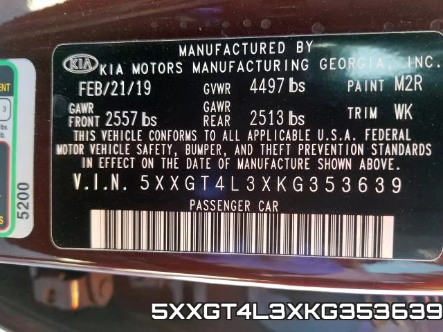 5XXGT4L3XKG353639 фото 2