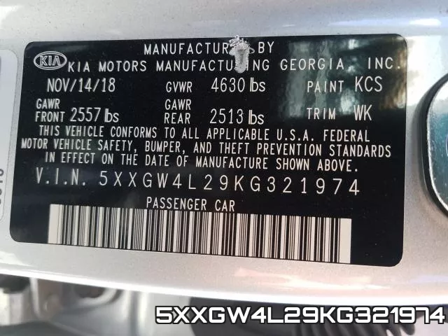 5XXGW4L29KG321974 фото 2