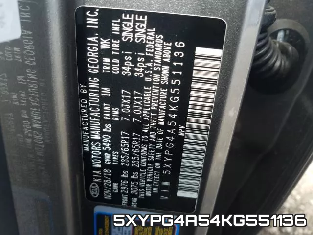 5XYPG4A54KG551136 фото 2