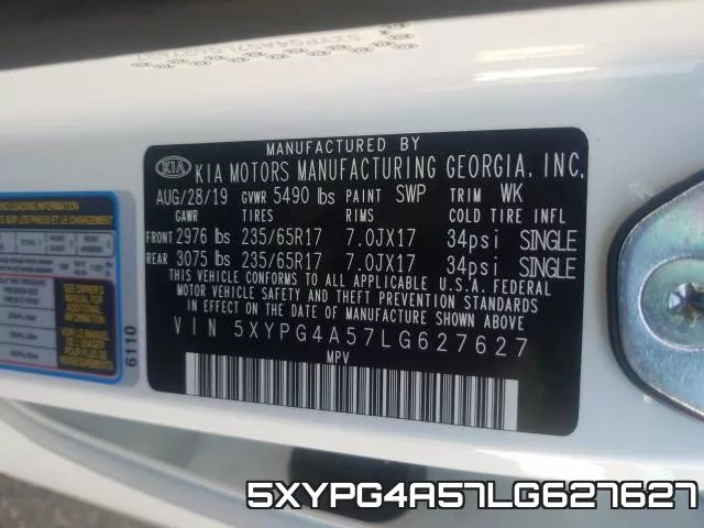 5XYPG4A57LG627627 фото 2