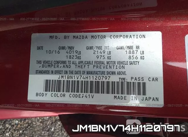 JM1BN1V74H1120797 фото 10