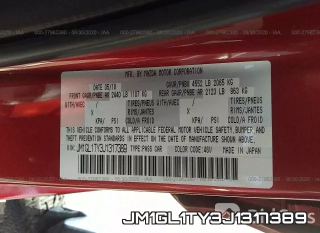 JM1GL1TY3J1317389 фото 10