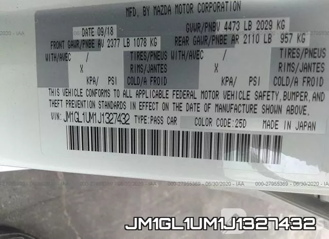 JM1GL1UM1J1327432 фото 10