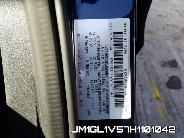JM1GL1V57H1101042 фото 2