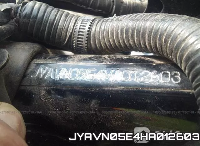 JYAVN05E4HA012603 фото 2