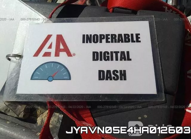 JYAVN05E4HA012603 фото 8