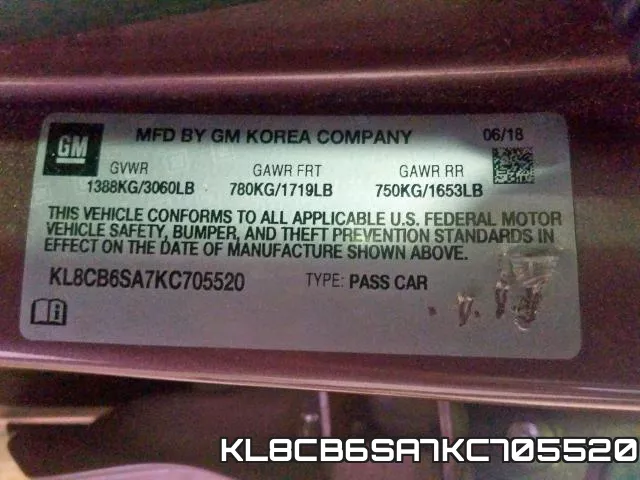 KL8CB6SA7KC705520 фото 2