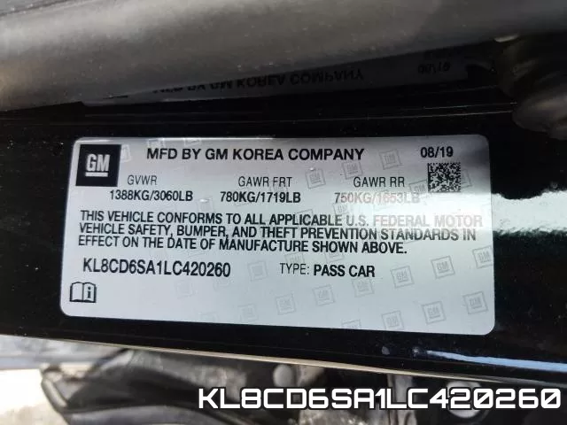 KL8CD6SA1LC420260 фото 2