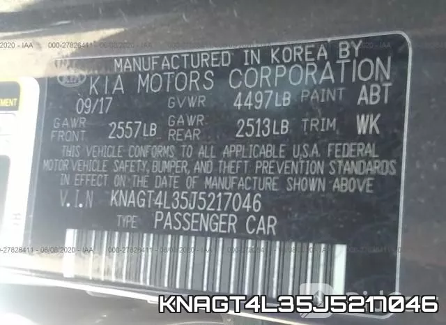 KNAGT4L35J5217046 фото 10