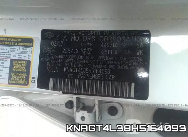 KNAGT4L38H5164093 фото 10