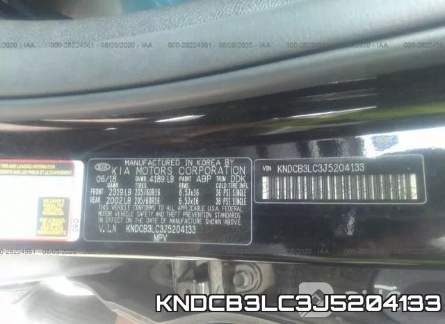 KNDCB3LC3J5204133 фото 10