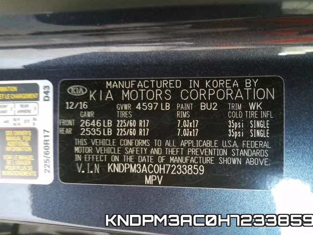 KNDPM3AC0H7233859 фото 2