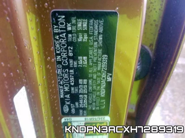 KNDPN3ACXH7289319 фото 2