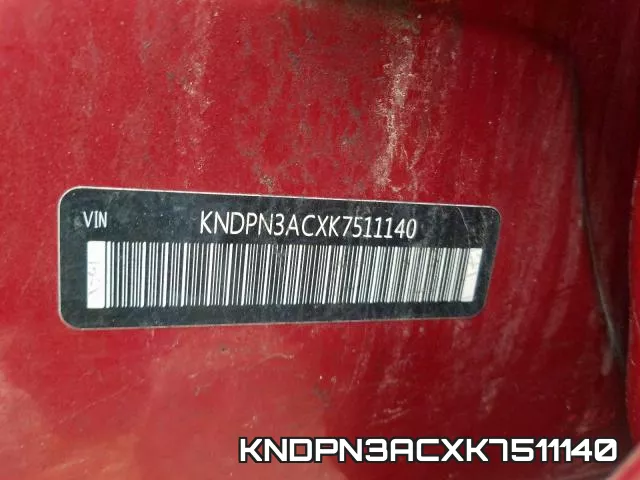 KNDPN3ACXK7511140 фото 2