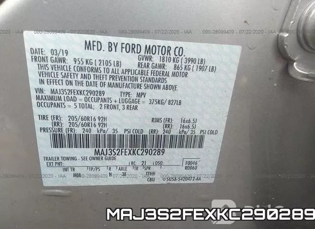 MAJ3S2FEXKC290289 фото 10