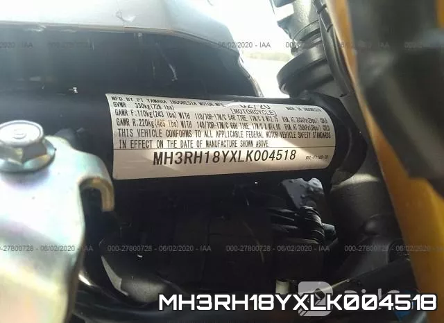 MH3RH18YXLK004518 фото 2