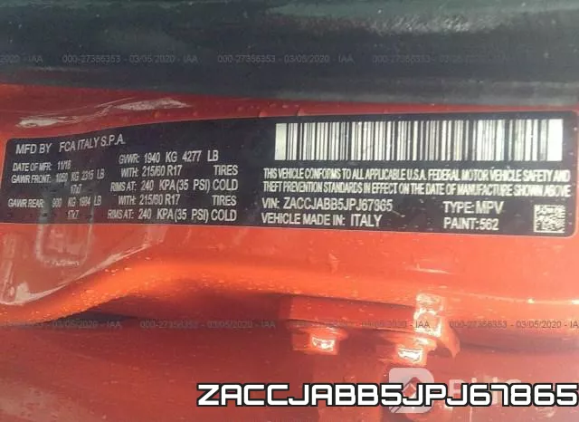 ZACCJABB5JPJ67865 фото 10