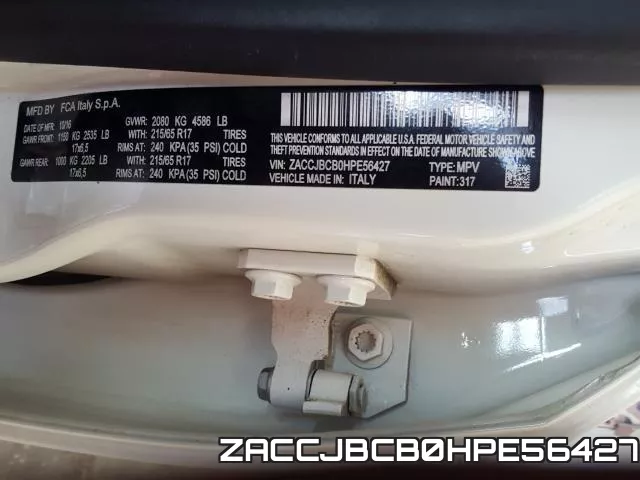 ZACCJBCB0HPE56427 фото 2