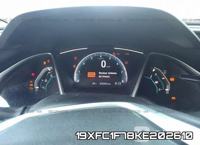 19XFC1F78KE202610 фото 8