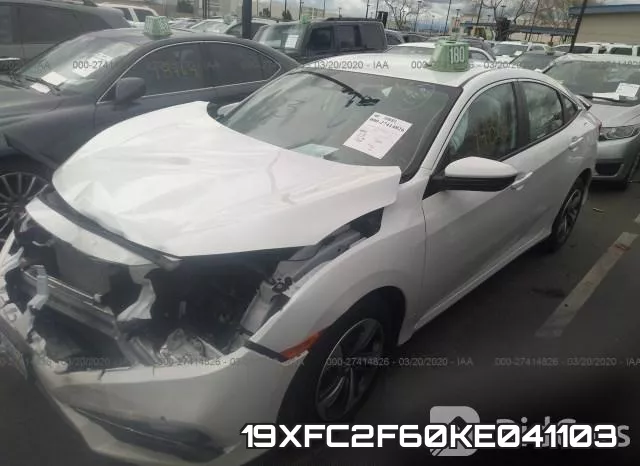 19XFC2F60KE041103 фото 3