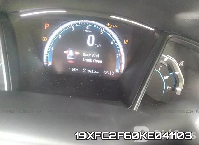 19XFC2F60KE041103 фото 8