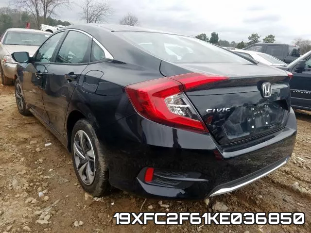 19XFC2F61KE036850 фото 4