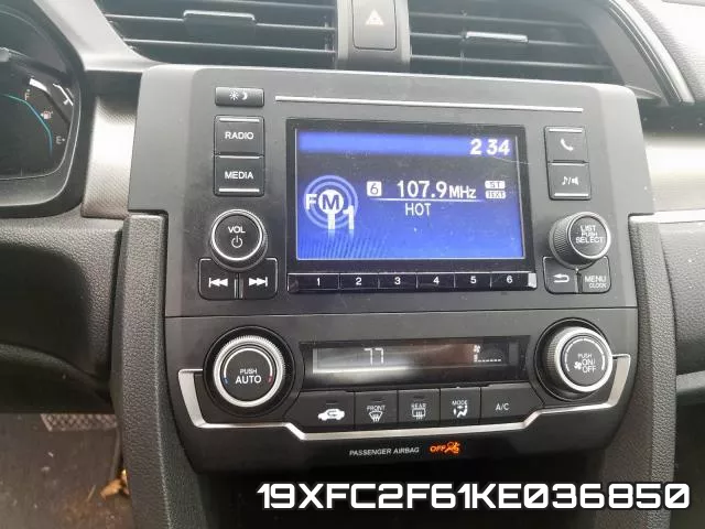 19XFC2F61KE036850 фото 10
