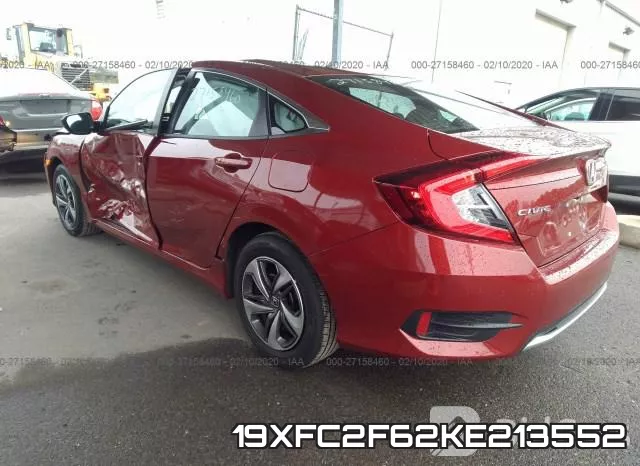 19XFC2F62KE213552 фото 4