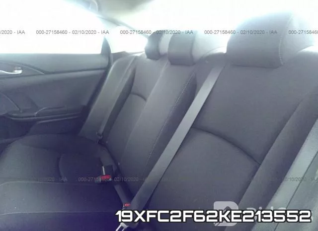 19XFC2F62KE213552 фото 9