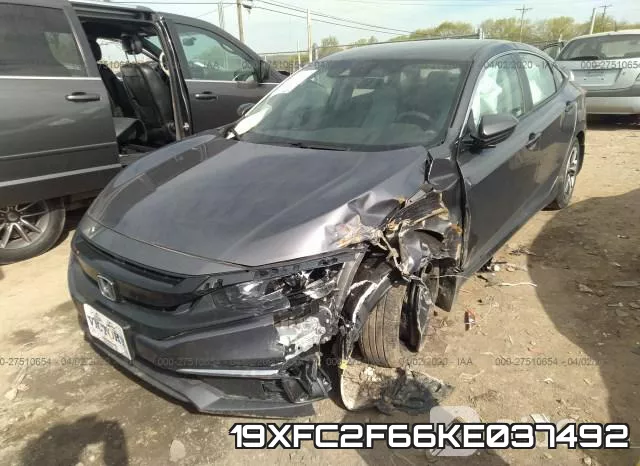 19XFC2F66KE037492 фото 3