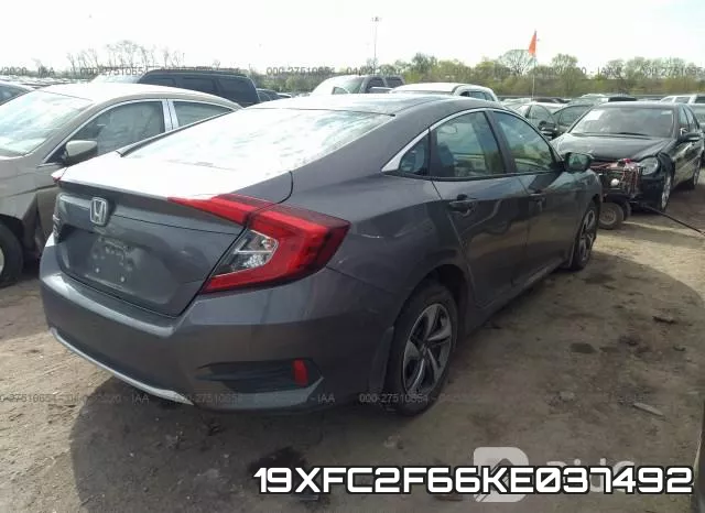 19XFC2F66KE037492 фото 5