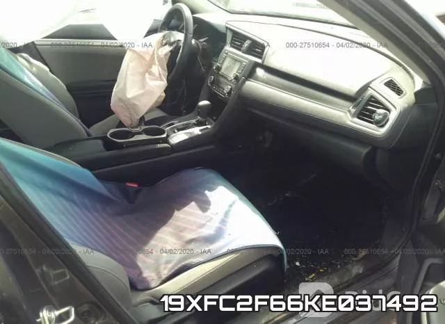 19XFC2F66KE037492 фото 6