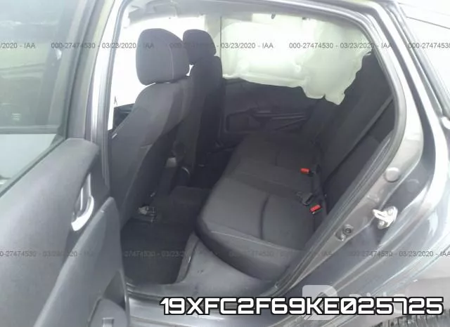 19XFC2F69KE025725 фото 9