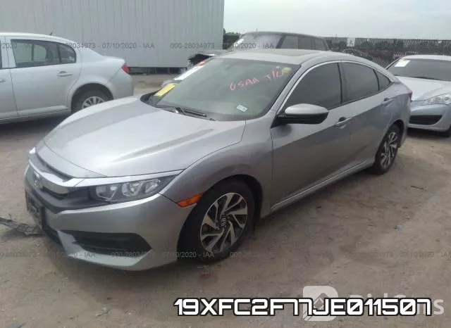 19XFC2F77JE011507 фото 3