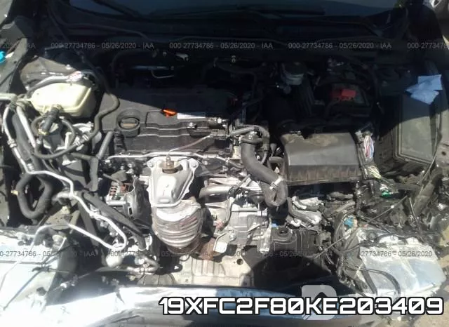 19XFC2F80KE203409 фото 2