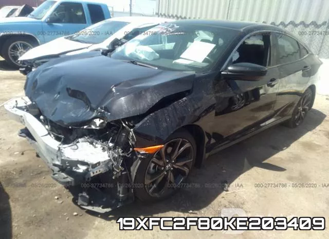 19XFC2F80KE203409 фото 3