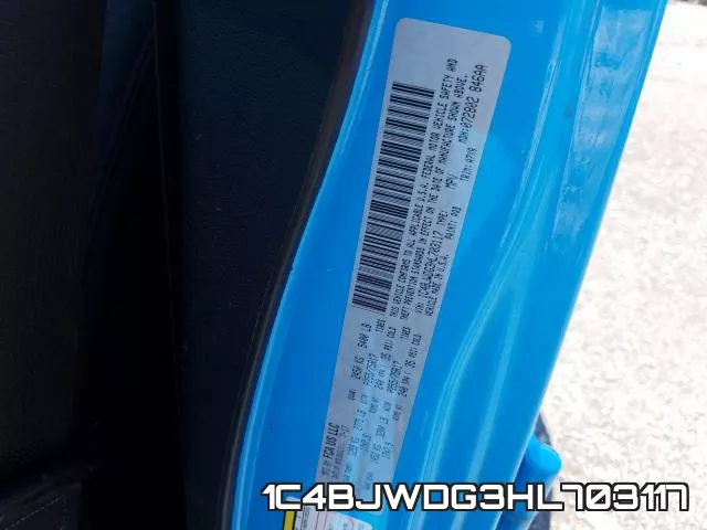 1C4BJWDG3HL703117 фото 2