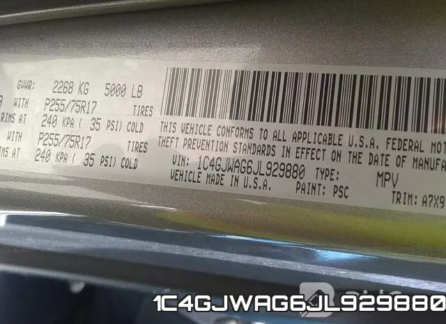 1C4GJWAG6JL929880 фото 10