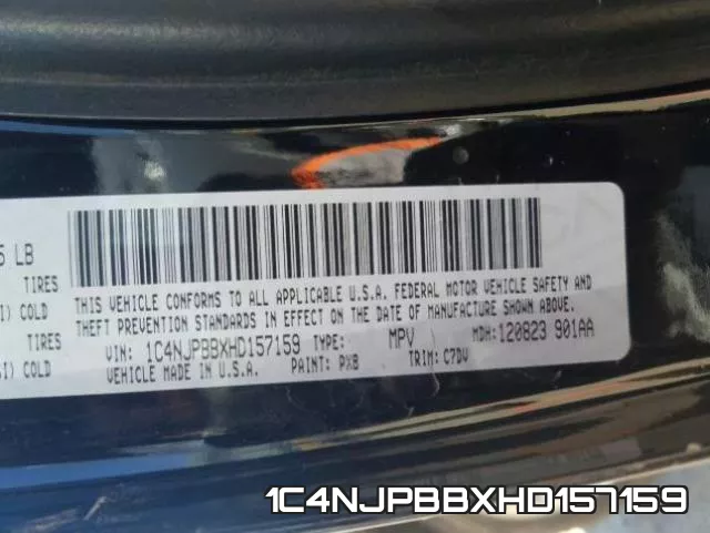 1C4NJPBBXHD157159 фото 2