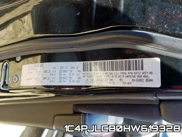 1C4PJLCB0HW619328 фото 2