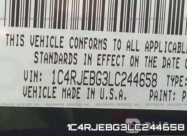 1C4RJEBG3LC244658 фото 10